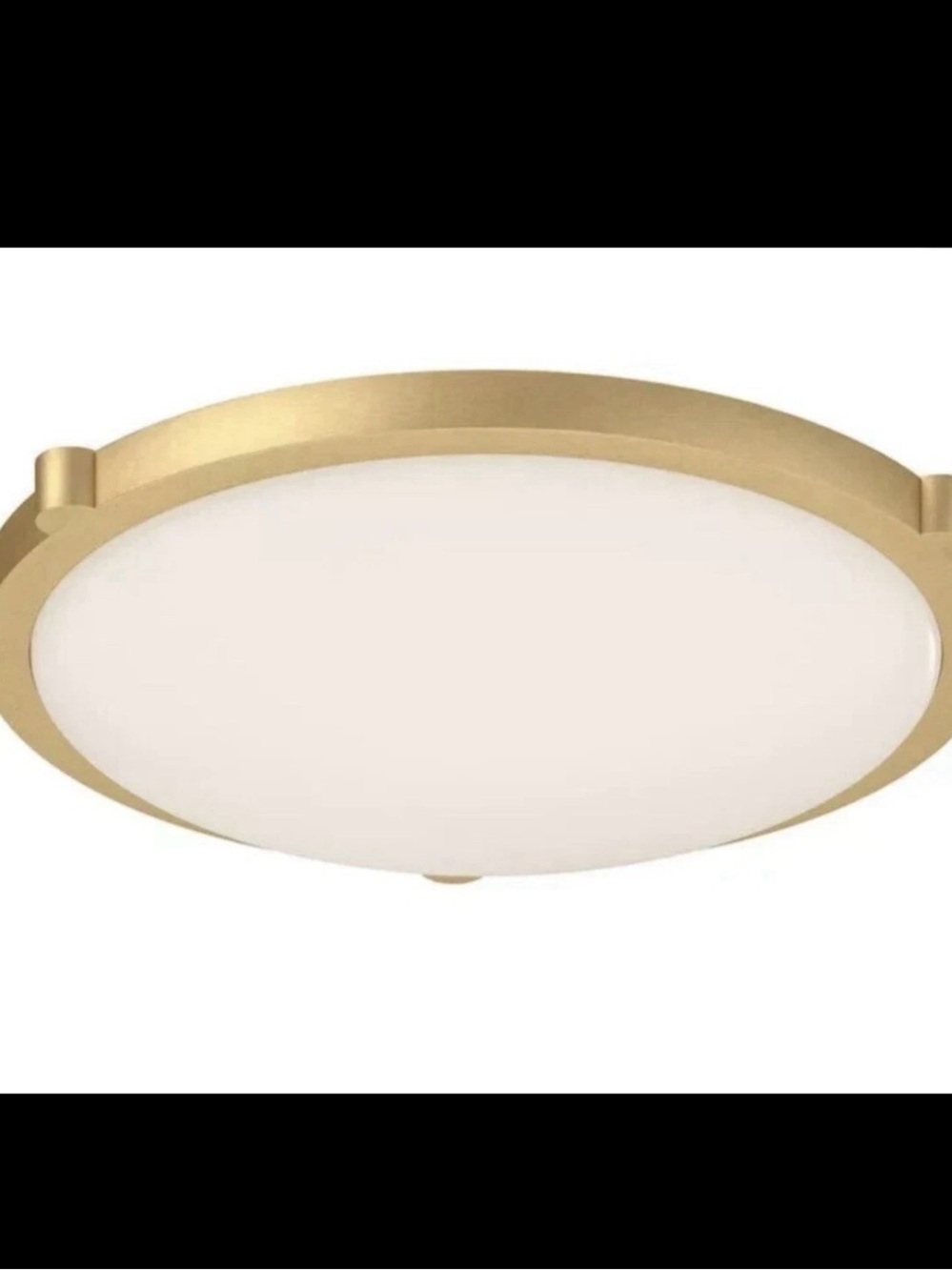 Kuzo Floyd Gold Opal flush mount ceiling light 17’’